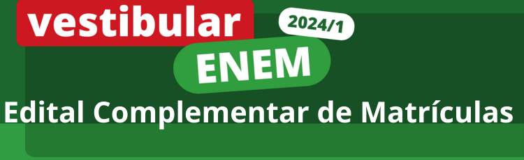 Banner Matrículas 2024 Vestibular Enem        
